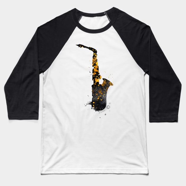 Saxophone music art #saxophone Baseball T-Shirt by JBJart